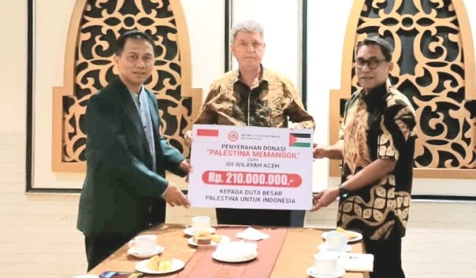 Donasi IDI Aceh Untuk Palestina